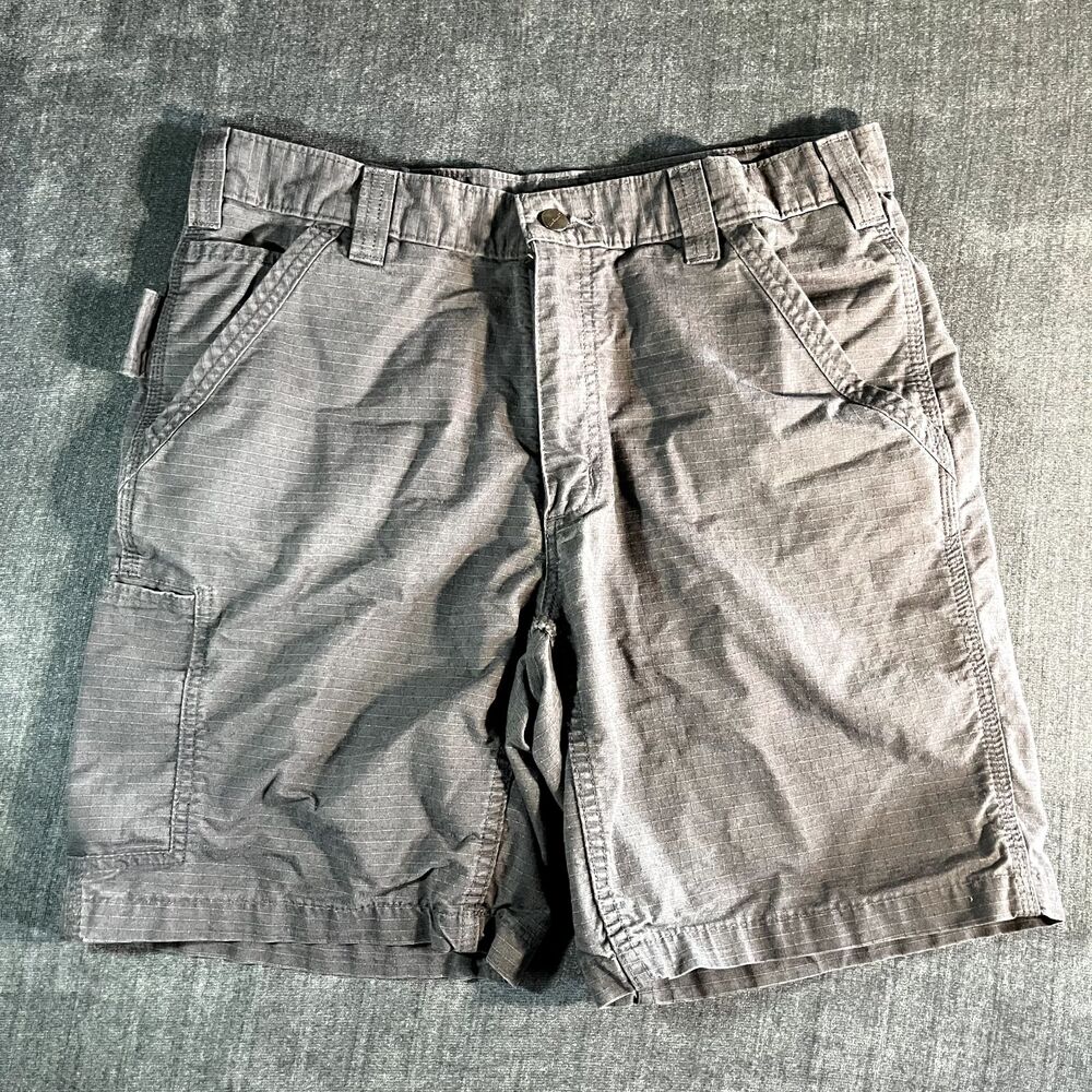 Carhartt Force Relaxed Fit Work Shorts Men’s size 33 BS196-M gray